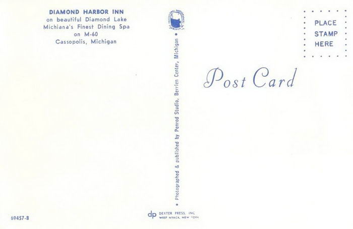 Diamond Harbor Inn - Old Post Card